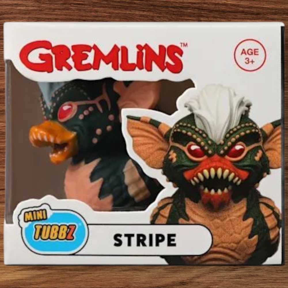 NIB Mini Tubbz Stripe From Gremlins Duck.